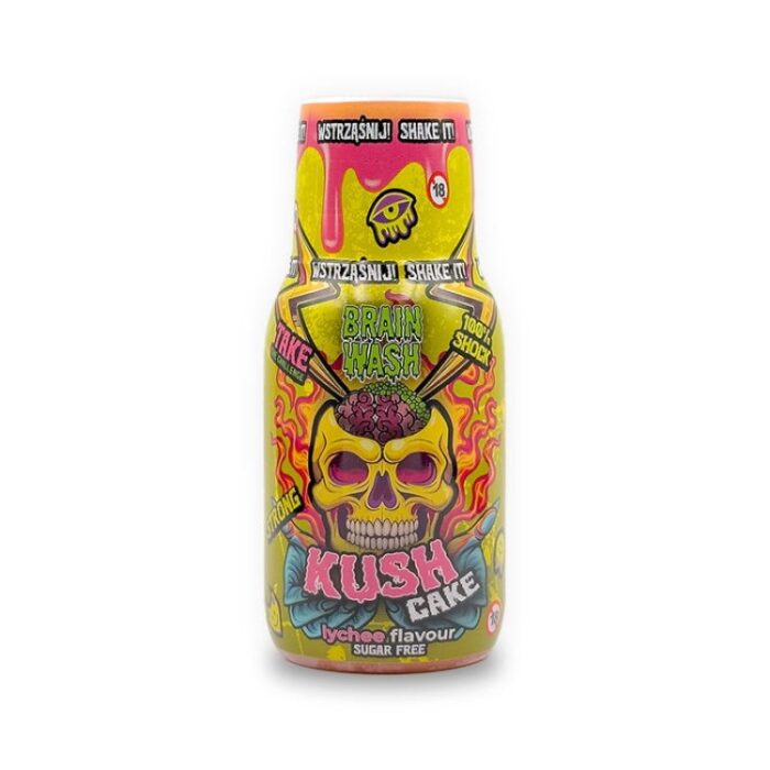 Shot konopny CBD Brain Wash Kush Cake Lychee 100ml