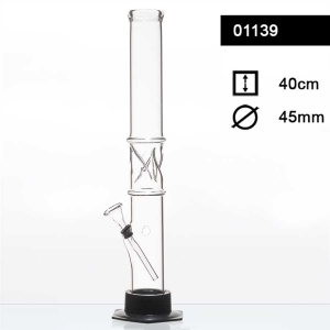 Bongo szklane H 40 cm szlif 14,5 mm Φ 45 mm ICE